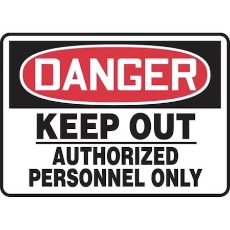 Accuform OSHA DANGER SAFETY SIGN KEEP OUT  MADM007XL MADM007XL